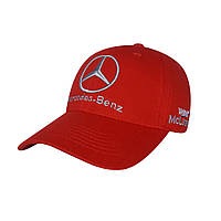 Бейсболка логотип Mercedes-Benz, красный