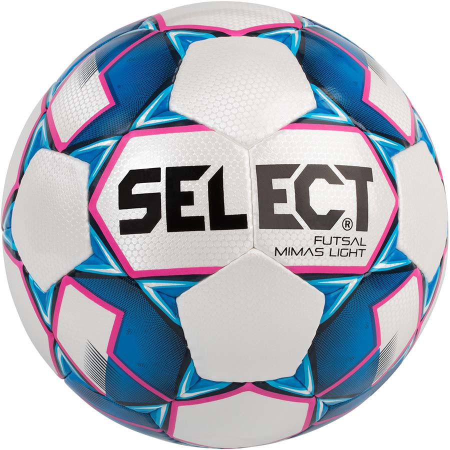 Мяч футзальный Select Futsal Mimas Light для детей и подростков размер 4 бело-синий - фото 1 - id-p670994864