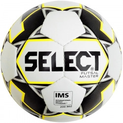 Футзальний м'яч Select Futsal Master NEW IMS біло-жовто-чорний