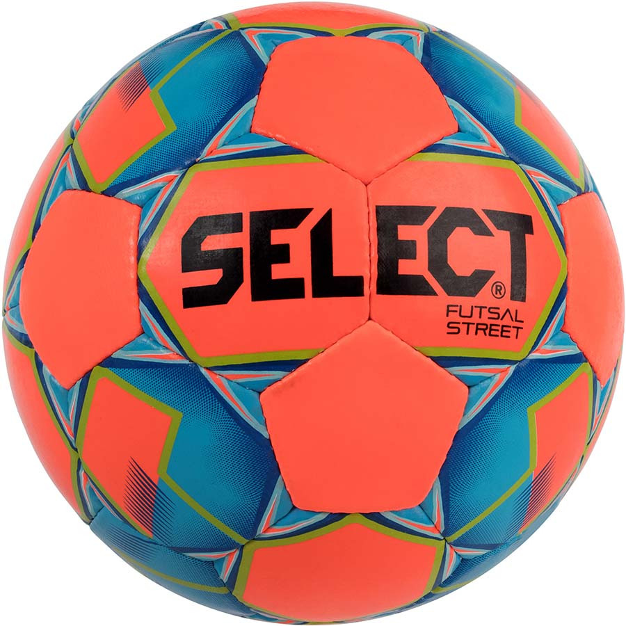 М'яч футзальний Select Futsal Street FIFA NEW розмір 4 жовтогарячо-синій