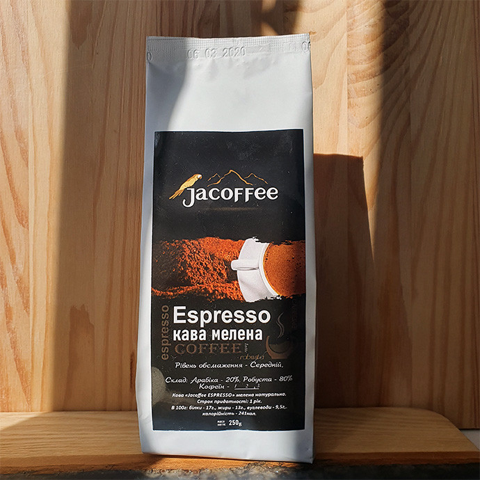 Кава мелена Jacoffee Espresso 250 г