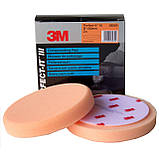 Поролоновий полірувальний круг 3M Perfect-It III ø 150 мм плоский жовтогарячий (1 шт.), фото 3