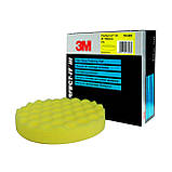 Поролоновий полірувальний круг 3MTM Perfect-ItTM 150 мм рельєфний жовтий (1 шт.), фото 2