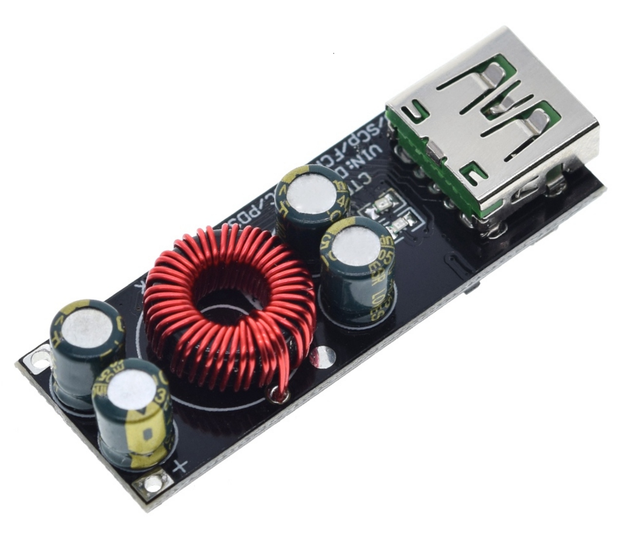 Понижуючий перетворювач USB type-C DC-DC 6-35В на 5В QC4.0 QC3.0 - SW3516