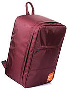 Рюкзак для ручної поклажі PoolParty HUB (марсала) - Ryanair / Wizz Air / МАУ, фото 4
