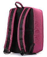 Рюкзак для ручної поклажі PoolParty HUB Pink Ruffle (рожевий) — Ryanair / Wizz Air / МАУ, фото 3