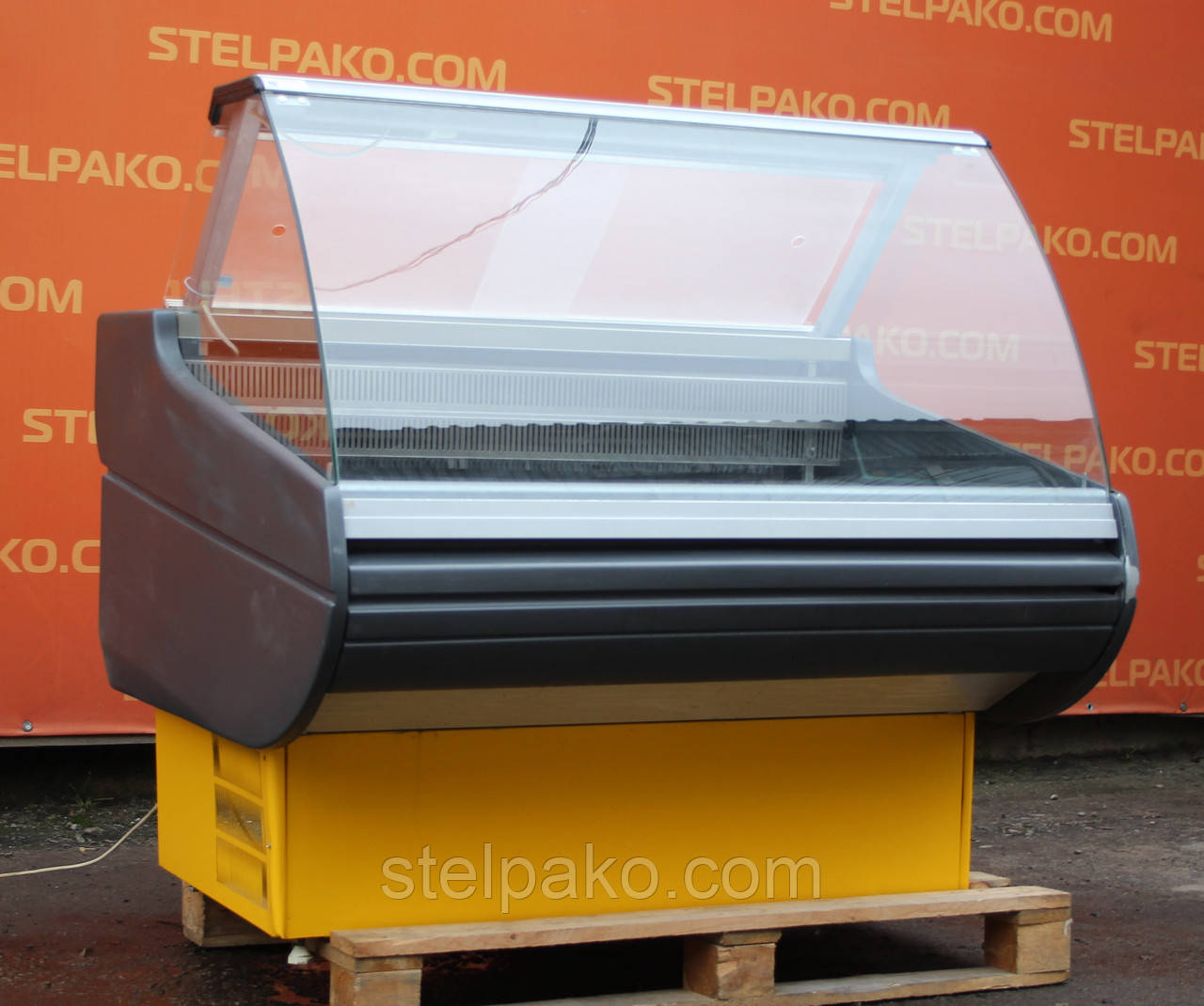 Холодильна вітрина ковбасна «Рос Viktoria» 1.3 м. (Україна), широка викладка 72 см, Б/у, фото 1