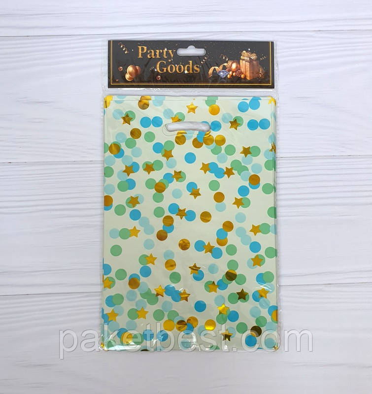 Подарунковий пакет фольгований Цукерки