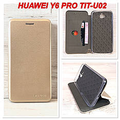Чохол-книжка G-Case для Huawei Y6 Pro (TIT-U02) Золотий