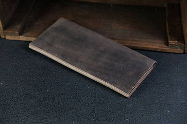 Жіночий гаманець Молодіжний з натуральної шкіри колір Шоколад