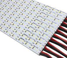 Світлодіодна led лінійка LEDTech smd 4014 144led/m 12v 28вт ip20 білий (6000К)