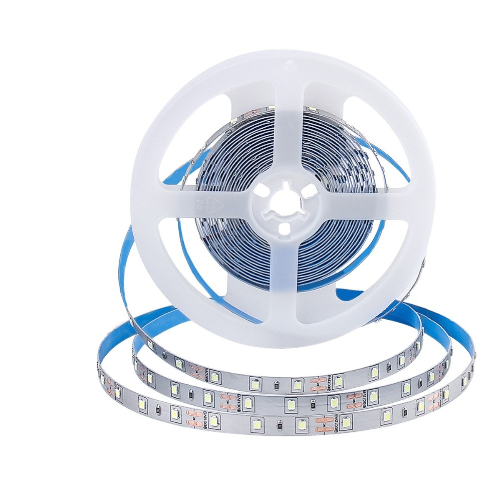 Світлодіодна стрічка LEDTech smd 2835 60led/м 12v ip20 білий (6000К) преміум на синьому термоскотчі