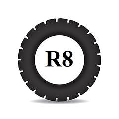 Гума для мотоблока R 8