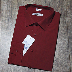 Чоловіча сорочка бордового кольору