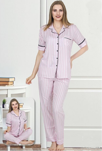 Піжама жіноча Le'Maries Homewear Miss-Emine-sexy-stripes