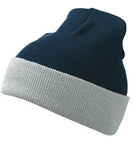 Шапка двоколірна MNVG Темно-синій/Синій
