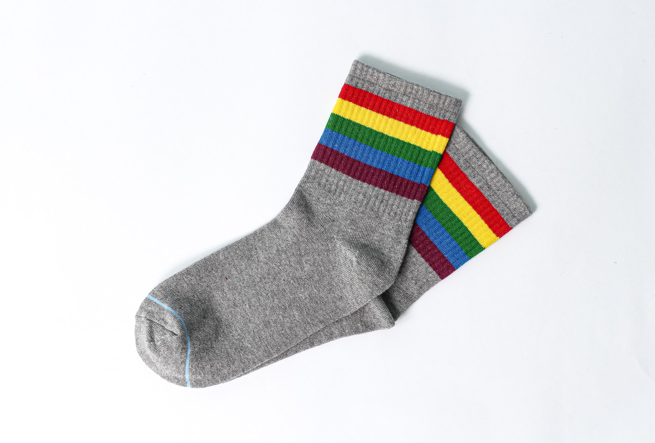 Шкарпетки Crazy Llama`s Веселка, One size (37-42)