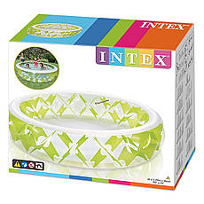 Дитячий надувний басейн Intex 57182 «Колесо»,надувне дно, фото 5
