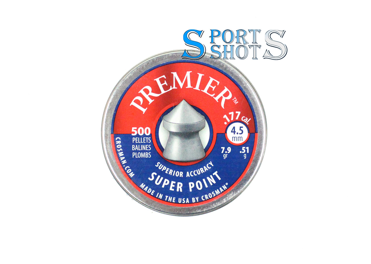 Кулі Crosman Premier Super Point 4,50 мм, 0.51 м, 500шт