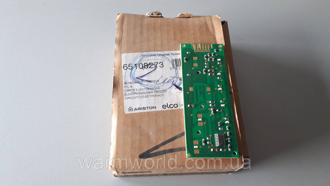 65108273 Плата дисплея водонагрівача Ariston PRO ECO