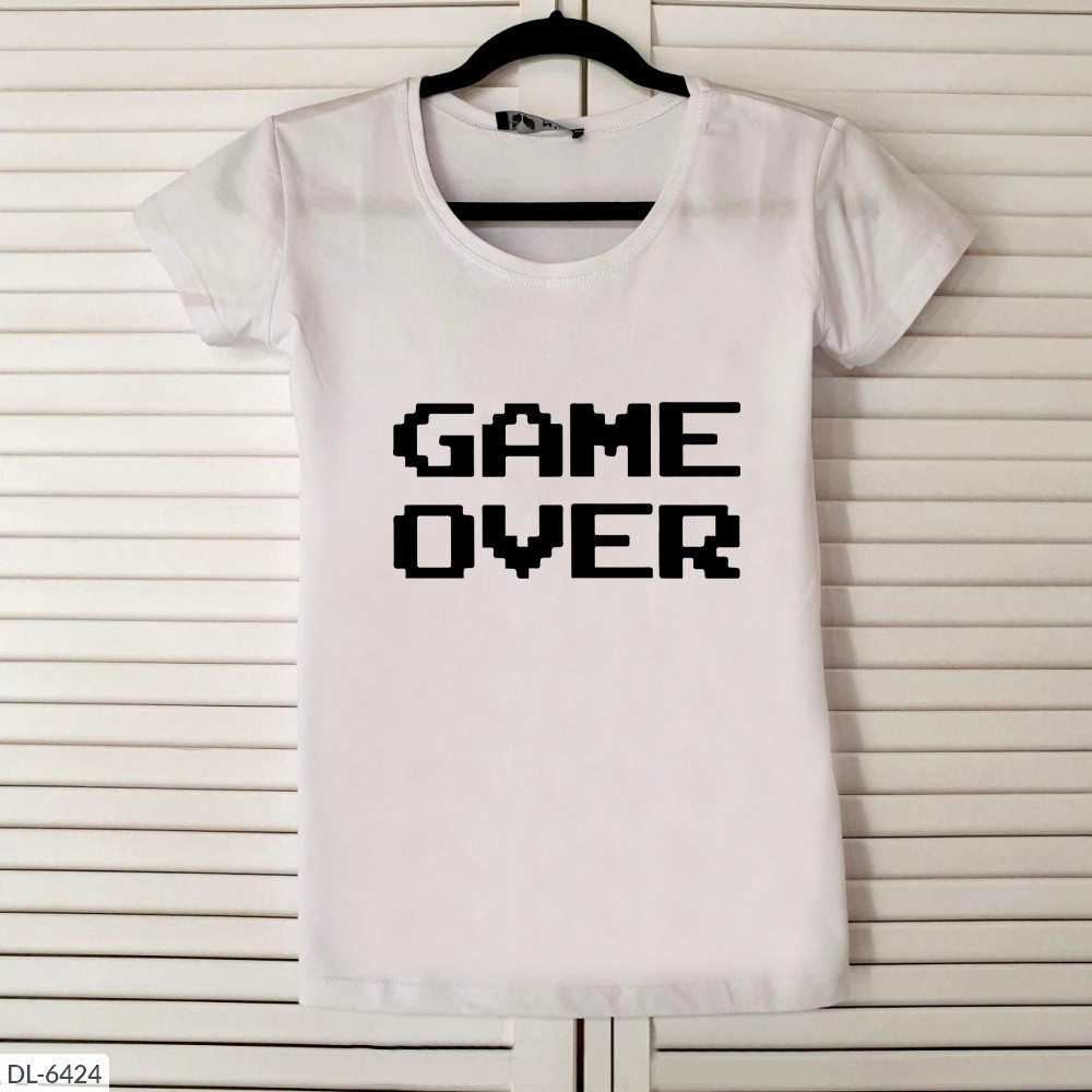 Оригінальна жіноча футболка з Game Over