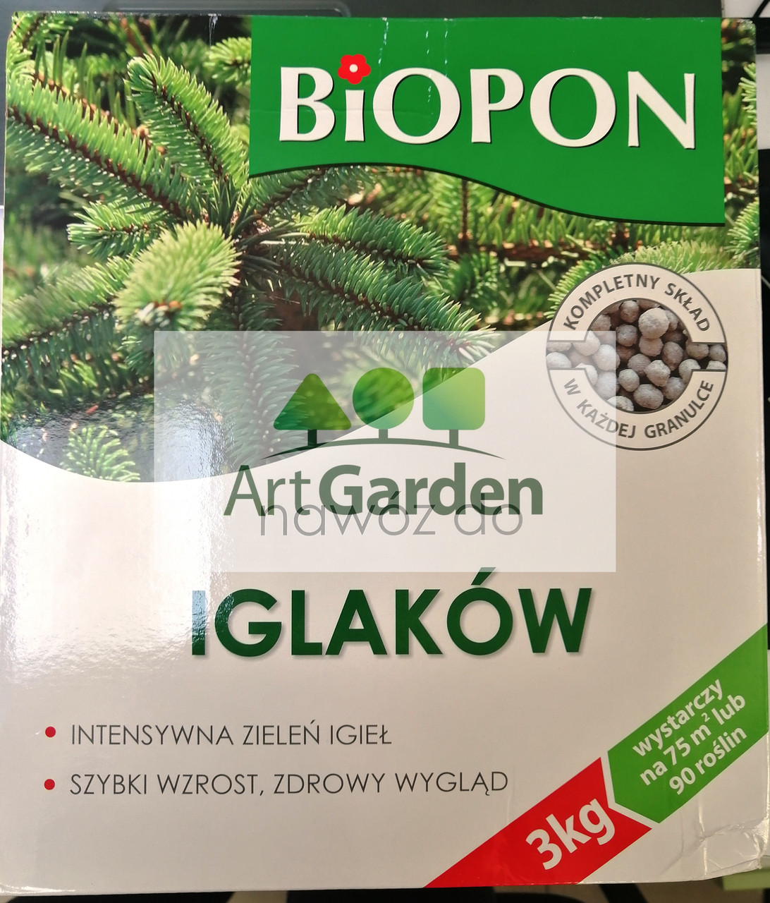 Biopon для хвойних рослин 3кг