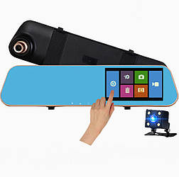 Дзеркало-відеореєстратор 4.3" DVR L502 full hd (автореєстратор з виносною камерою заднього виду)