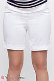 Шорти для вагітних MENDIE SH-20.022 білі, фото 2