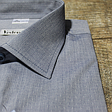 Чоловіча сорочка блакитного кольору з малюнком, фото 2