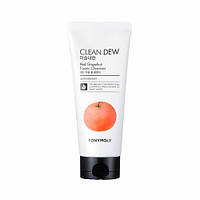 Пенка для умывания с экстрактом грейфрута TONY MOLY Clean Dew Foam Cleanser Red Grapefruit 180ml