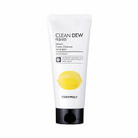 Пенка для умывания с экстрактом лимона TONY MOLY Clean Dew Foam Cleanser Lemon 180ml