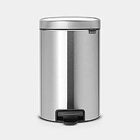 Відро для сміття з педаллю Brabantia Pedal Bin NewIcon 12 л Matt Steel 113604