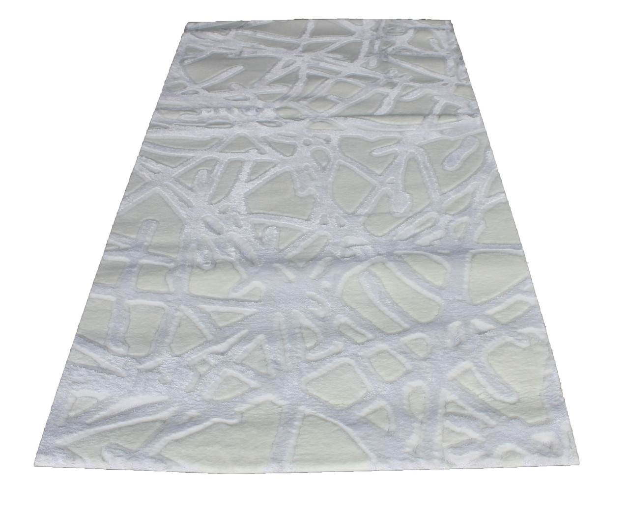 Коврик KASMIR MODA 0011 0,78Х1,5 Белый прямоугольник