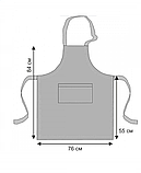 Фартух, фартух для рушників жіночий у горошок. Подарунок мамі, жінці, бабусі/Вишивка на замовлення., фото 4