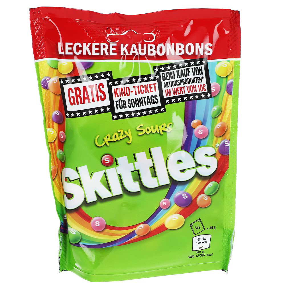 Skittles Crazy Sours 136g