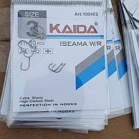 Гачки KAIDA ISEAMA W/RРозмір №3 упаковці 10 шт