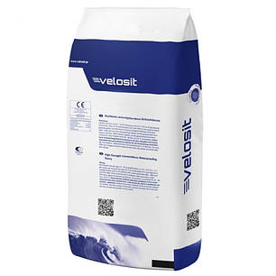 VELOSIT SC 240 - цементно-плімерне в’яжуче для влаштування стяжки підлоги з міцністю 51 МПа, 20 кг, фото 1