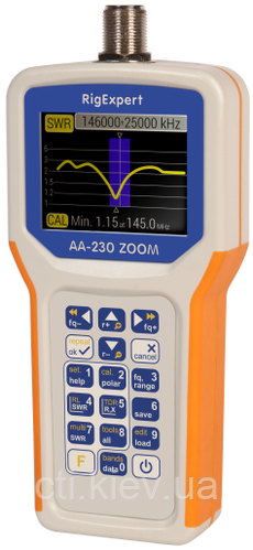 Анализатор антенн RigExpert AA-230 ZOOM (от 0.1 до 230 МГц) (ID ...