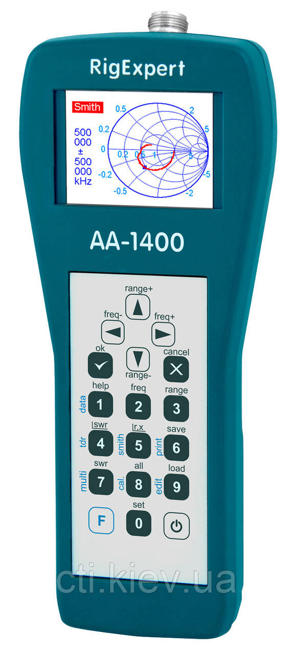 Аналізатор антен RIGEXPERT AA-3000 ZOOM  (від 0,1 до 3000 МГц)