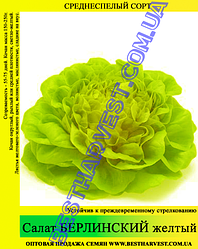 Насіння салату Берлінський Жовтий 0,5 кг