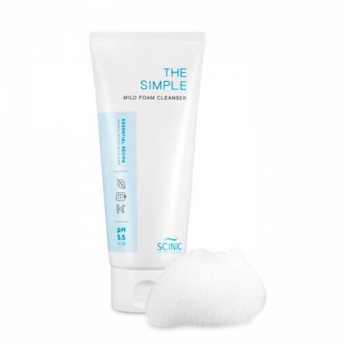 Слабокислотна пінка для вмивання Scinic The Simple Mild Foam Cleanser 120 мл