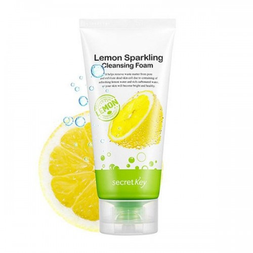Пінка для вмивання з лимоном Secret Key Lemon Sparkling Cleansing Foam 120 мл