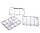 Набір із трьох коробок Flagman HS-039(3PCS/SET) 11х8,5х2, фото 4