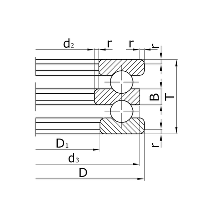 Підшипник 38216 (52216) ГПЗ-34 65*115*48, фото 2