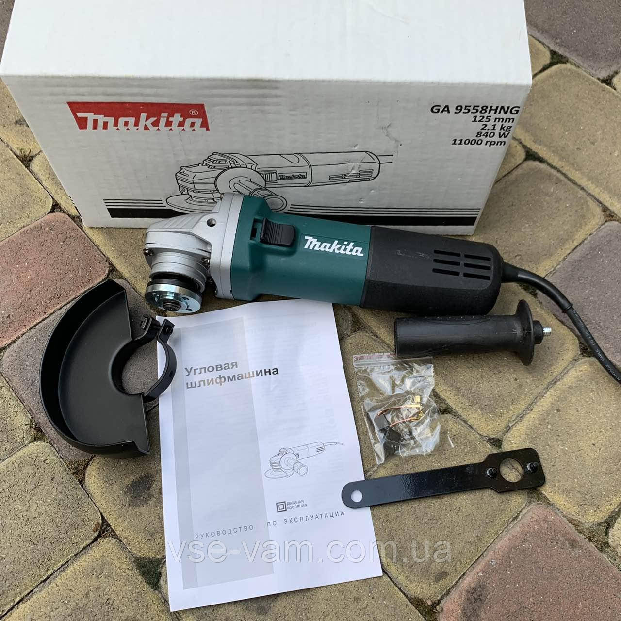 Болгарка кутова шліфмашина Makita 9558HN, фото 1