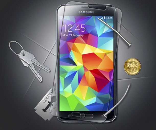 Закаленное защитное стекло для телефона Samsung Galaxy S5 G900, i9600 - фото 2 - id-p147303357