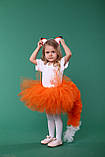 Дитячий карнавальний костюм "Лісичка". Спідниця-пачка, вушка, хвіст., фото 5