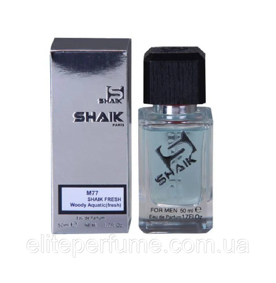 M 77 Парфуми Чоловічі ТМ Shaik аналог аромату Versace Man Eau Fraiche 50 ml