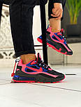 Кросівки жіночі Nike Air Max 270 React "Rose". Живе фото. топ, фото 3