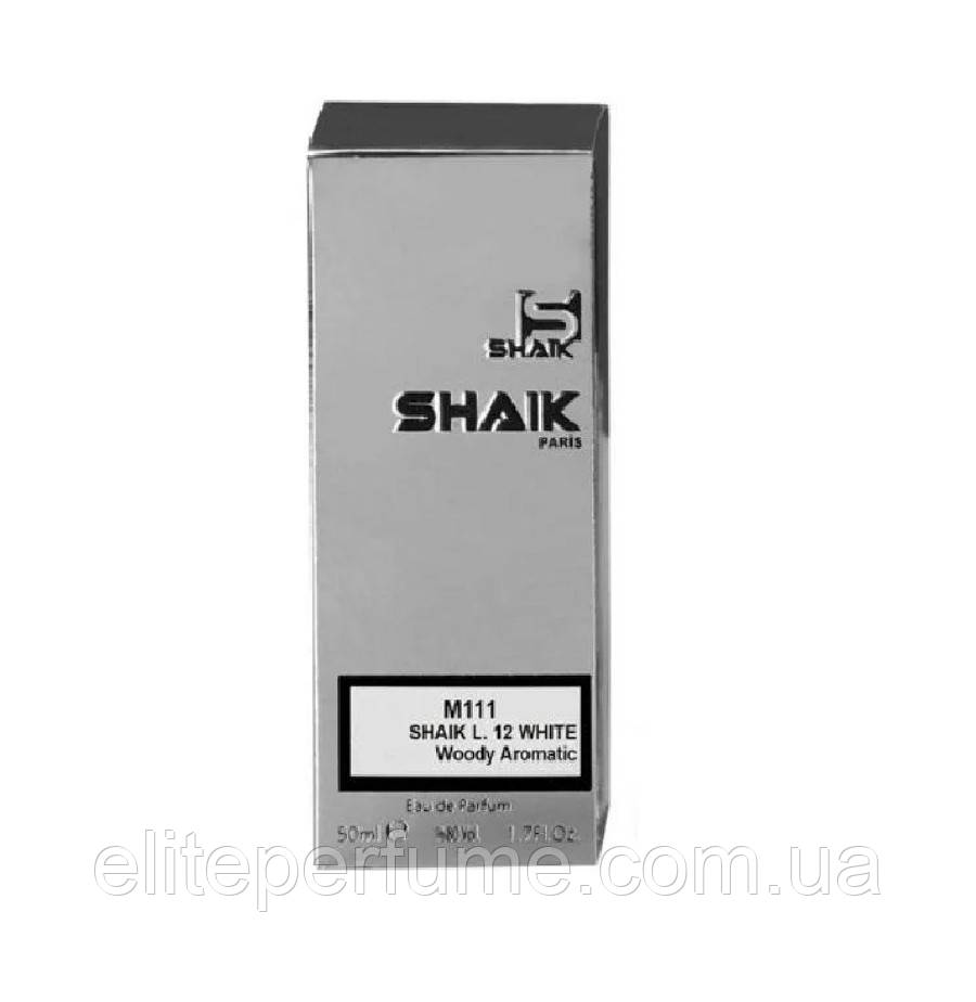 M 111 Парфуми Чоловічі ТМ Shaik аналог аромату Lacoste Eau De L.12.12 Blanc 50 ml